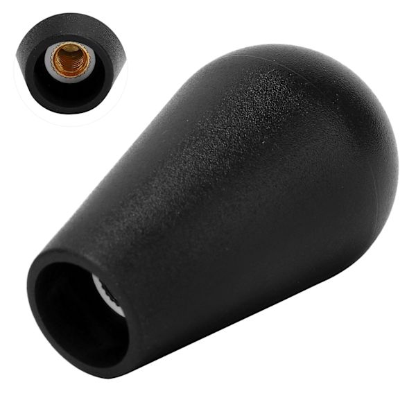 Joystick-pallopää M6 American Style Oval Game Rocker -yläkahva Pelilisävaruste Musta