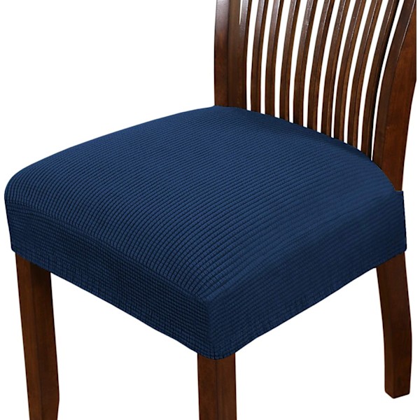 2 st Matsalsstolsöverdrag Stretch Spandex Stolsöverdrag Navy
