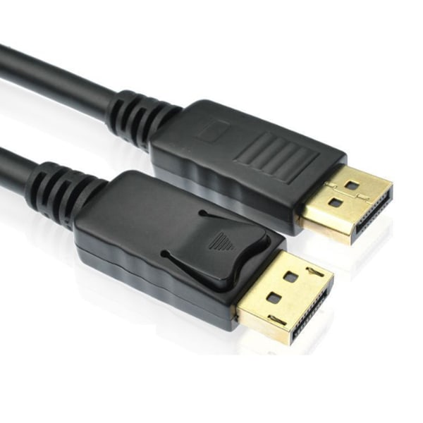Ultra-Flexibel Höghastighets DisplayPort-kabel, Stöder Okonprimerat Ljud, 3m Längd, Guldpläterade Kontakter & Folieskärmning