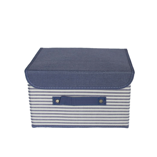 Horisontal stripe kreativ arrangørboks oppbevaringsboks for husholdningsartikler