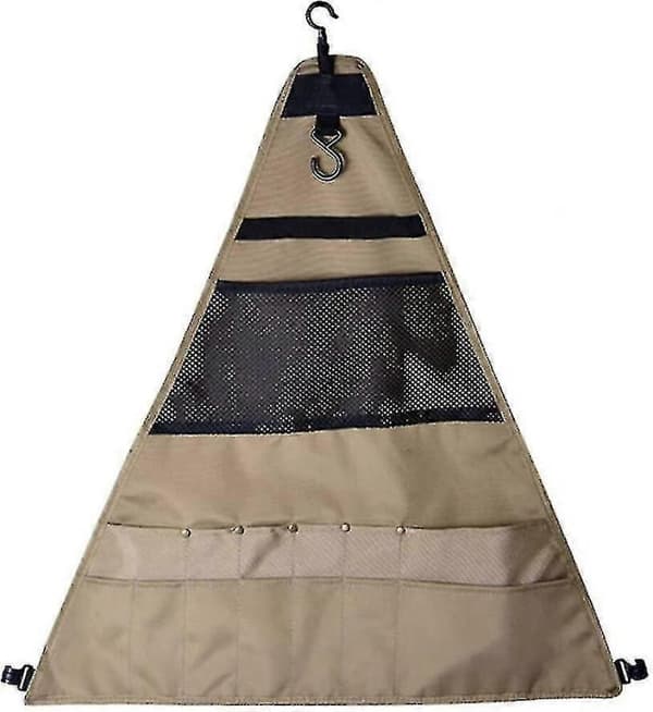 GETIT Förvaringsväska Grillbestick Förvaringsväskor. Picknick Grill Bbq-diskar Organizer Verktyg Khaki
