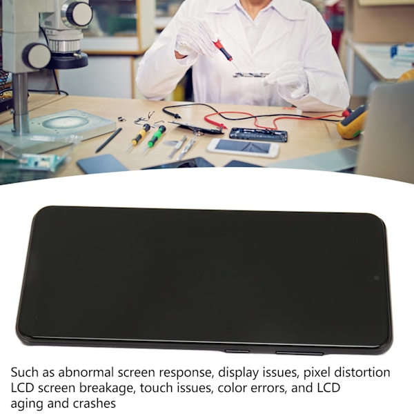 Incell LCD-skärmersättning LCD-display Touch Digitizer-montering för S20 4G SM G980F G980B G980V Mobiltelefonersättningsreservdelar