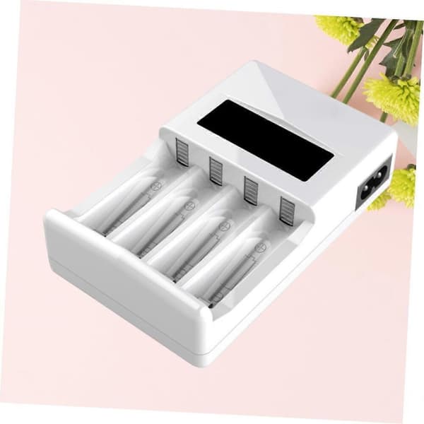 GETIT LCD-lader Oppladbar batterilader Intelligent batterilader Batterilader for flere enheter