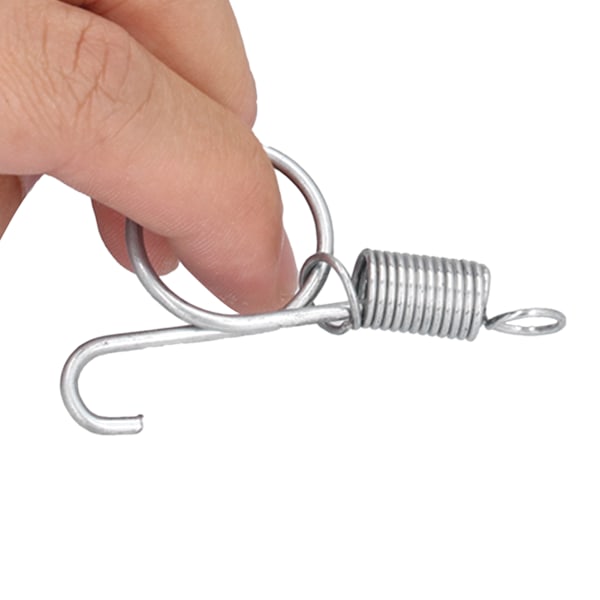 20 st burdörrfjäderhake i metall för att fixa kaninburdörrar, jordbruksutrustning 6x2,1 cm