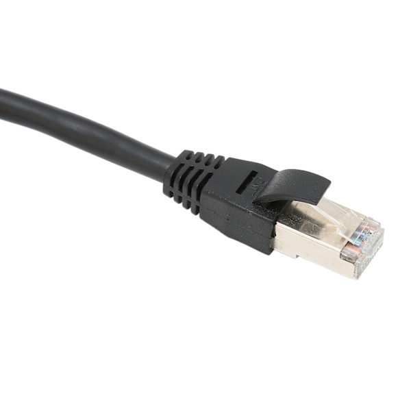 RJ45 Ethernet-adapterkabelforlengelse 1 til 2 porter Utmerket tilkoblingsytelse God signal Ethernet-sokkeladapter
