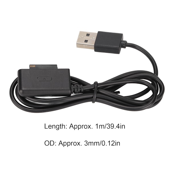 Auton laturijohto 1m/39.4in pitkä Plug and Play -vaihto TOMTOM GO 1000 1005 1050 GPS-navigaattoriin
