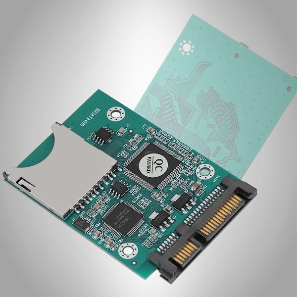 22MB/s Snabb överföring Sd SDHC/SDXC/MMC Minneskort till 2,5 tum 7+15P SATA Konverteradapter