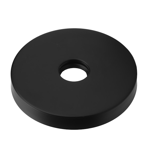 Stor dusjarmflens 304 rustfritt stål dusjarm escutcheon plate for G1/2in rørutskifting hjem svart