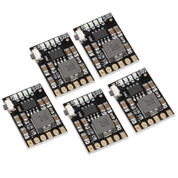 5 stk 2A 5V Lipo Batterimodul Strømforsyning Mini Ladeplate Boost Beskyttelse