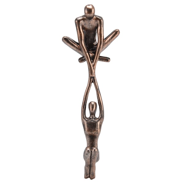 Elegant konstnärlig och modern design, hartsälskarfigurer, heminredningsprydnad, dansande parskulptur för bröllopsdagspresent, stark