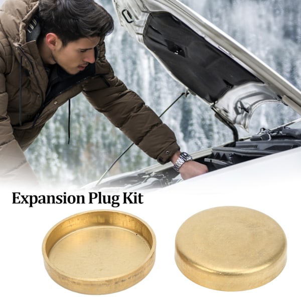 Messing Frost Udvidelse Prop Kit til Sealed Power 381‑8007 Erstatning for Chevy Small Block 283ci 305ci 327ci 350ci