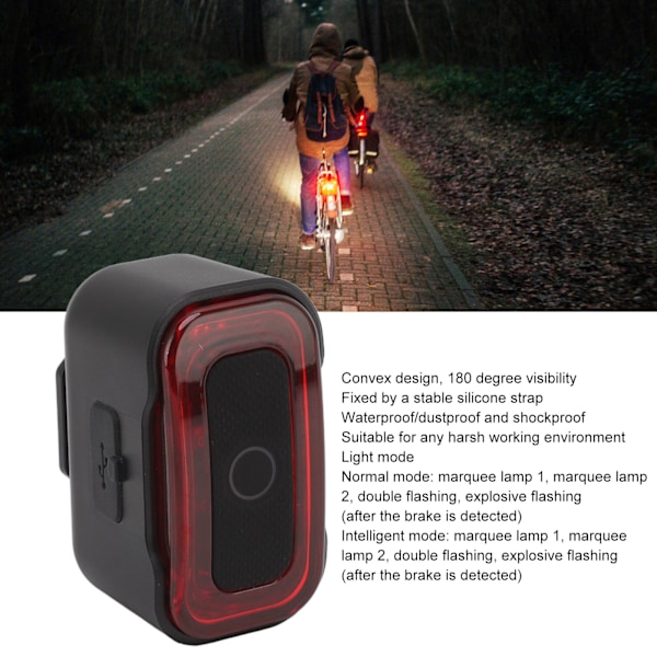 Äventyret Väntar: Lättinstallerat Cykelljusset, Multiläges Cykelstrålkastare och Bakljusset, Vattentätt IP65 Cykelljus, Din Följeslagare för