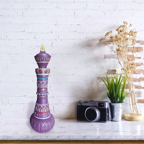 Tidlösa Glas Aromadiffusorer, Egyptisk-Inspirerade Multifunktionella Flaskor För Din Doftkollektion, Handgjorda Med Harts För Styrka