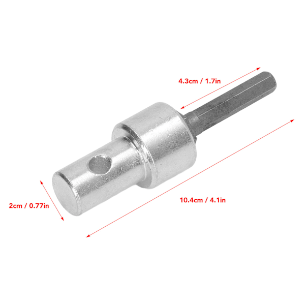 Snegl Adapter 1 til 3 Bor Adapter Kulstofstål Rund Chuck 2 Pits 2 Slots Have Snegl Bor Forbindelse Have Værktøjer
