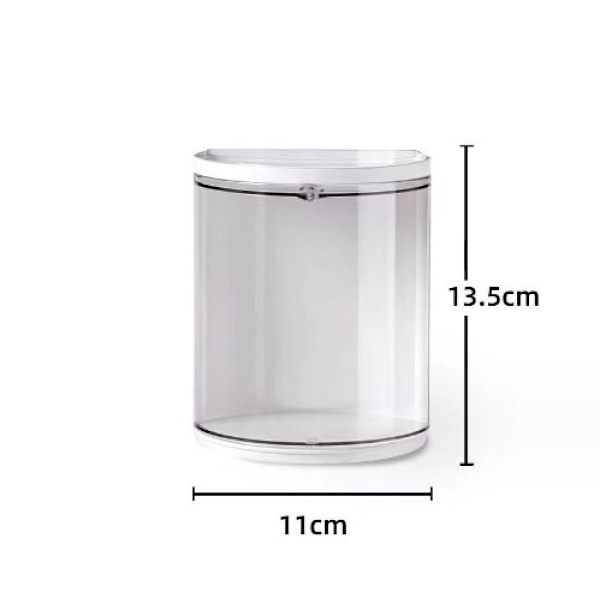 Figur Opbevaringsboks Transparent Vægmonteret Dukke Figur Display Box Udstillingsboks 1 Lag 11x13.5cm