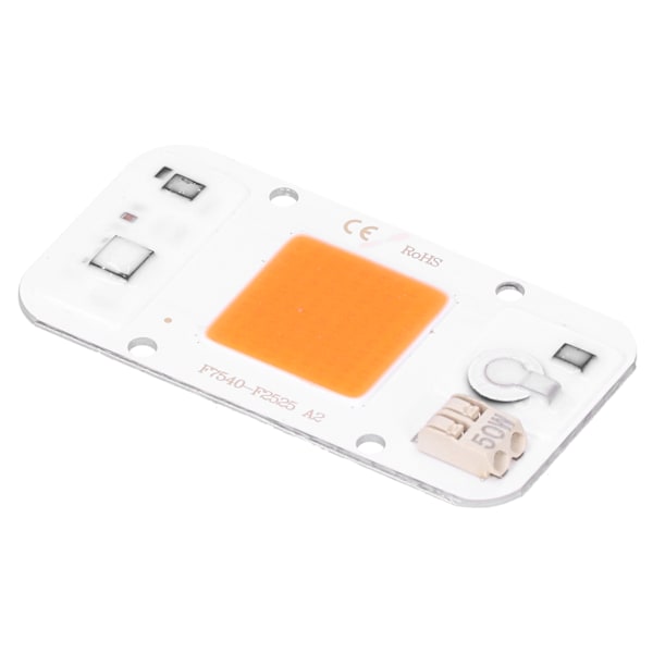 20W/30W/50W 220V LED COB Chip Lamppanel Svetsfri Vit Varm Ljus Full Specturm(Full Spectrum 50W)