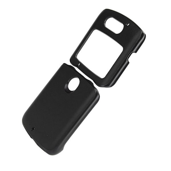 Mobilskal i läder, stöttåligt, för Motorola Razr 5G, svart