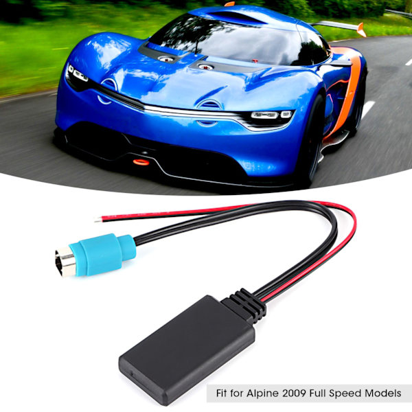 Bluetooth AUX-IN Adapter KCE-237B Trådløs Lydkabel Passer til Alpine CDE-W203Ri IDA X303 X305 X301