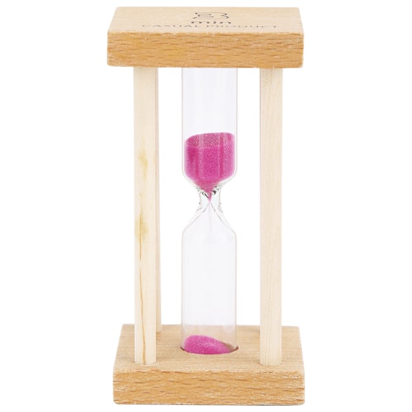 Timglas i trä, sandklocka, timer, 3 minuter, sandglas, skrivbordsdekoration, leksak