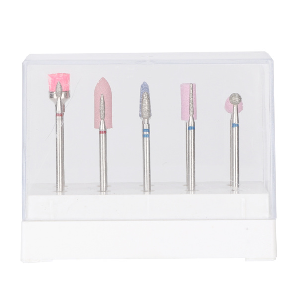 10 st / set nagelborr bits fil slipningssats elektrisk manikyr pedikyr nagelkonstverktyg