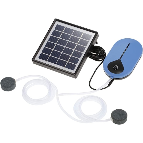 Aquatic Serenity, Andoer Solarluftpump Kit för Liten Damm, Flexibel Slanglängd Säkerställer Optimal Placering, Enkel Installation Solcellsdriven Syresättare