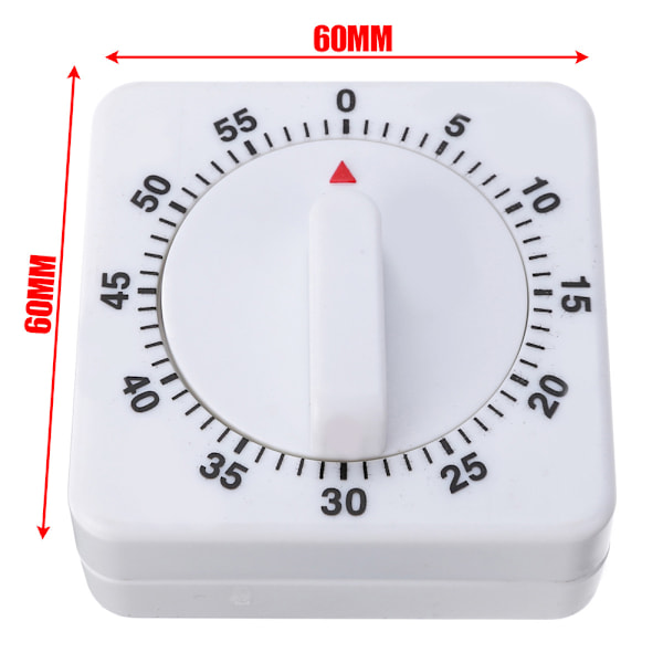 Visuell Matlagnings Timer, Högljudd Mekanisk Kökstimer Utan Batterier, Enkel Enfärgad Design För Matlagning, Bakning, Tidshantering
