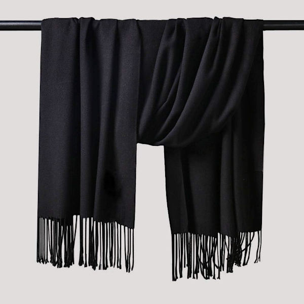 Dam tjock mjuk kashmir ull pashmina sjal wrap halsduk - OH