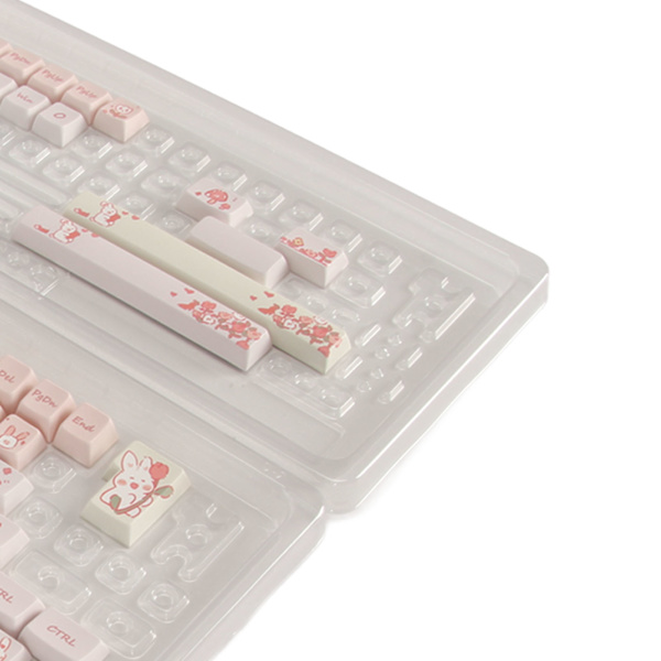 PBT-näppäinhatut 148 näppäintä Dye Sublimation -ergonominen runsaasti värejä mekaaninen näppäimistö näppäinhatut PC-pelaamiseen DIY