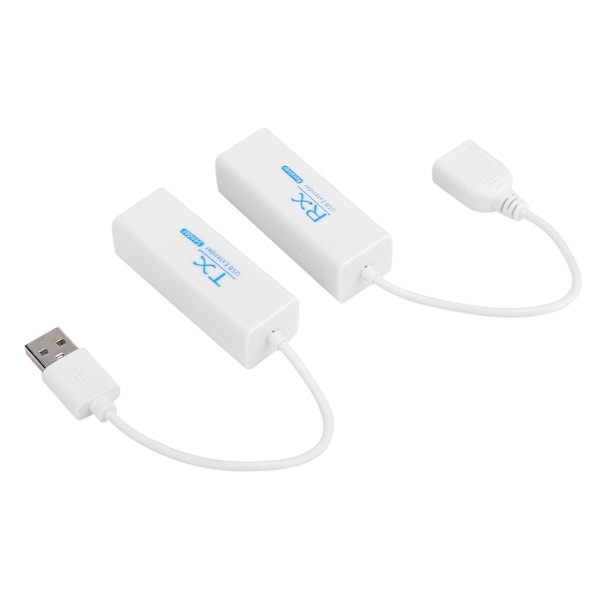 USB 2.0 200M Extender RJ45 Ethernet-forlængerkabel Netværkskabeladapter