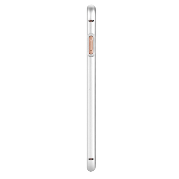 Magneettinen imukykyinen karkaistu lasinen puhelimen suojakotelo iPhone 8 Plus - hopea