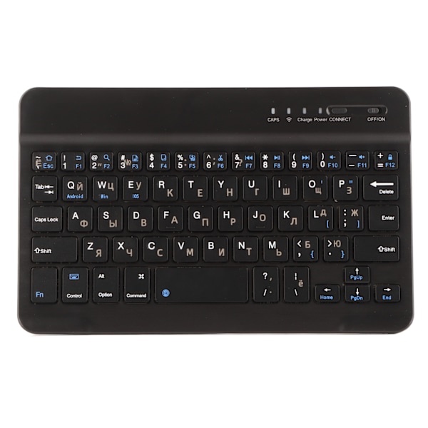 7 tommers oppladbar ultratynn russisk trådløst Bluetooth-tastatur for Andriod for Win for IOS