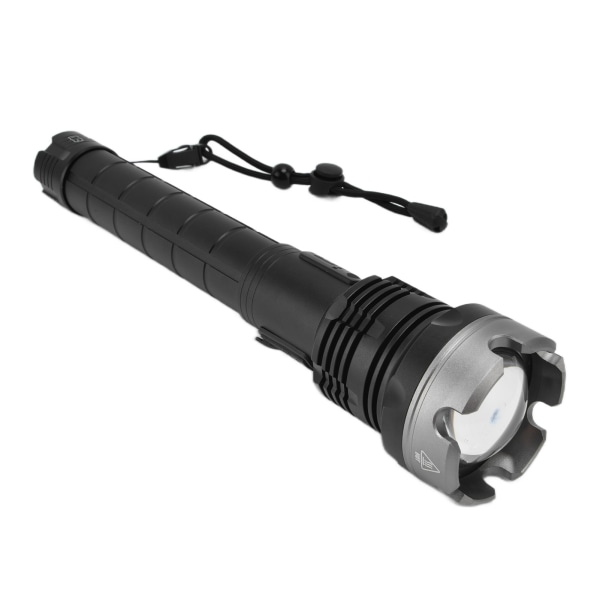 P90 Kraftfull ficklampa 5000LM Teleskopisk zoom ficklampa IP65 W