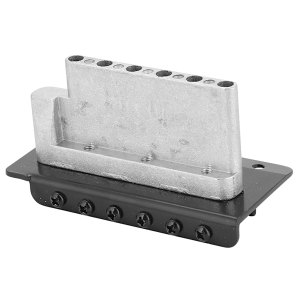 Tremolo-system med rulle enkelt lås vibrato bro hale stykke til ST guitar (sort)