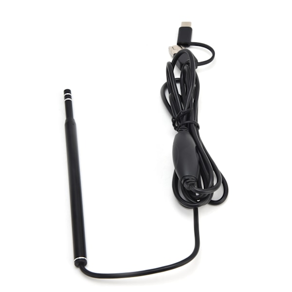 3 i 1 Ørevoks Endoskop 720P USB Strømforsynet Trinløs Dæmpning Otoskop