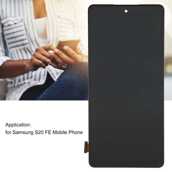 Telefon skærm Digitizer samling organisk lysdiode display Digitizer udskiftning til Samsung S20 FE