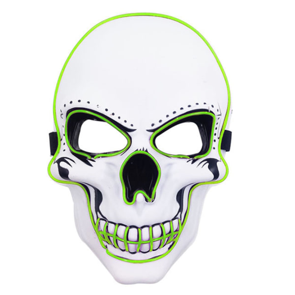 Halloween Mask Light up Mask Scary mask for Festival Cosplay H