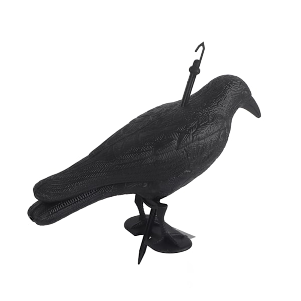 Bird Scarecrow Fake Plastic Crow Black Feathered Crows Bird Repellent for Outdoor Garden Yard