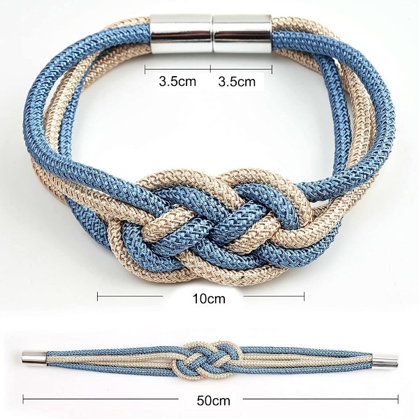 2-pack gardinbindare nordisk enkel stil stark magnetisk gardinbindare dubbelfärgad väv repknut dekorativa gardinupphängningar för hemmet