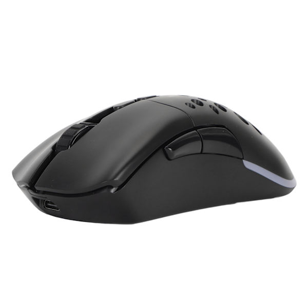 Trådlös mus med dubbla lägen, programmerbara knappar, RGB-bakgrundsbelysning, justerbar DPI, ergonomisk spelmus för spel, kontor och studier