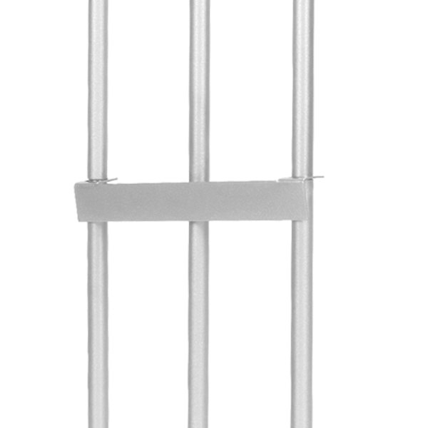 Badrumshanddukshållare för väggmontering, 3 stänger, aluminiumlegering, rullad handdukshållare för rullade handdukar, silver
