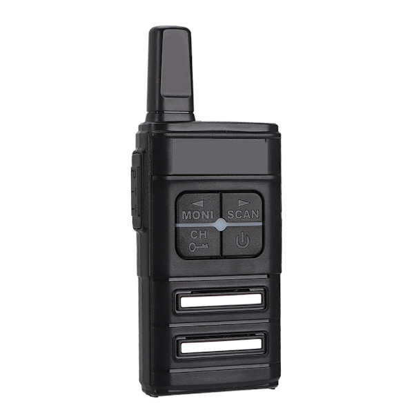 400-470MHz Mini Bärbar UHF 16-kanals Simplex FM Radio Walkie Talkie EU 110-240V