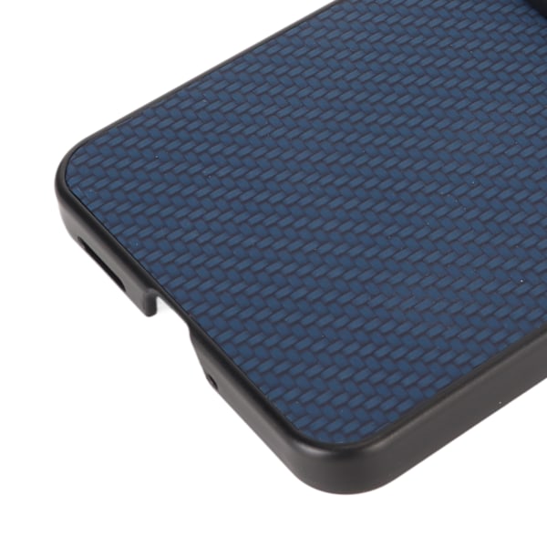 Fodral för OPPO Find N2 Flip i kolfiberstruktur, vikbart mobilskal i plast, blått