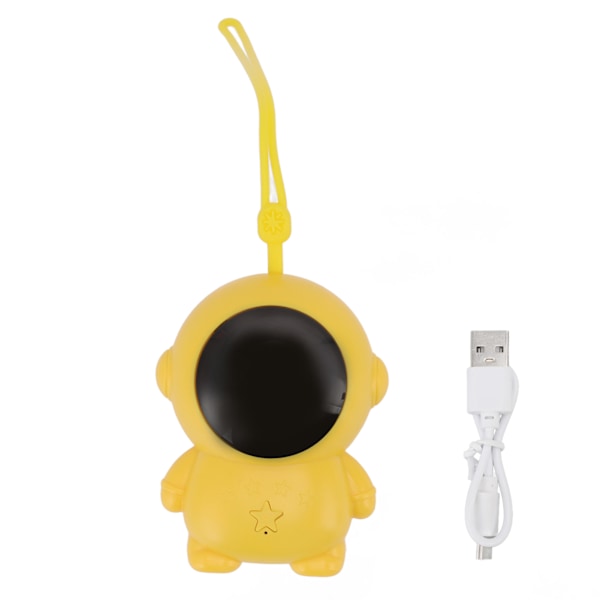 Mini Hand Warmer USB Charging 3 Gears Digital Display Cute Portable Electric Hand Heater with Lanyard for Travel School