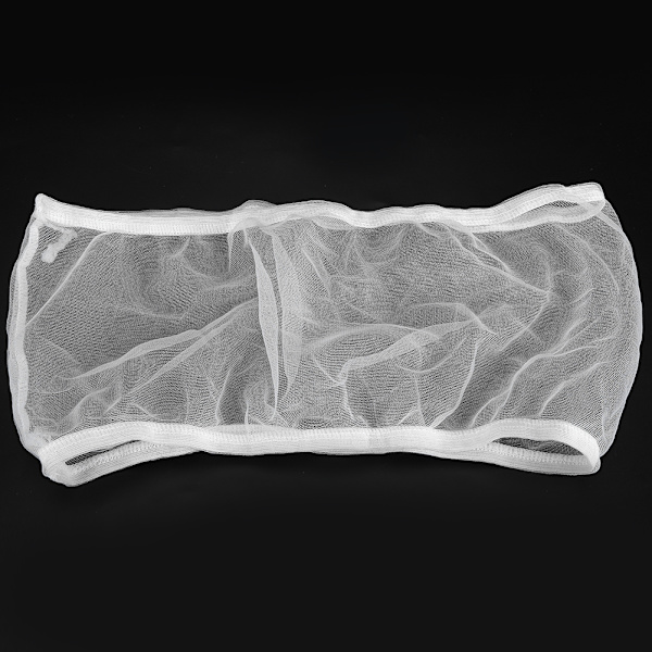 2PCS Fågelbursskydd Fågelbur Polyester Nätlock Fröhållare Universal Papegojor Burtillbehör Vit S