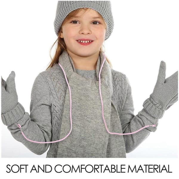 Elastiske vantholdere 2 stk. Vinterhandskeholdere Handskeseler Elastisk handskeholder Børnevantholder Snorfastgørelsesremme Forbinder
