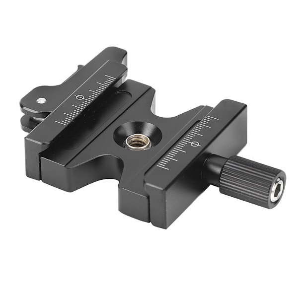 50mm justerbar aluminiumlegering snabbkopplingsplatta klämma kulhuvud dubbellås klämma
