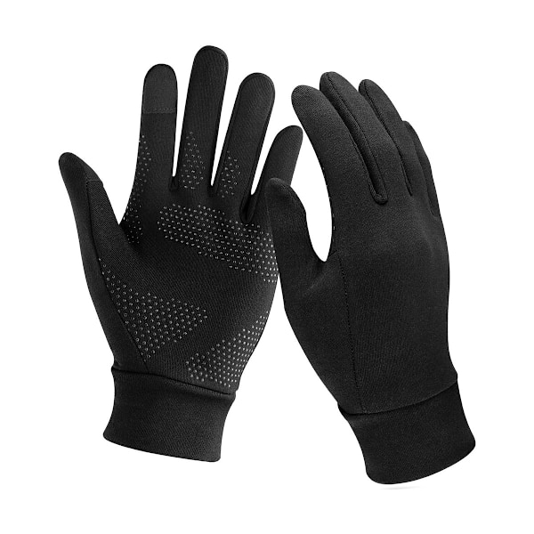 Vinterlöpargloves för män och kvinnor, pekskärmshandskar med känsligt tyg, termiskt skydd och vindtäta