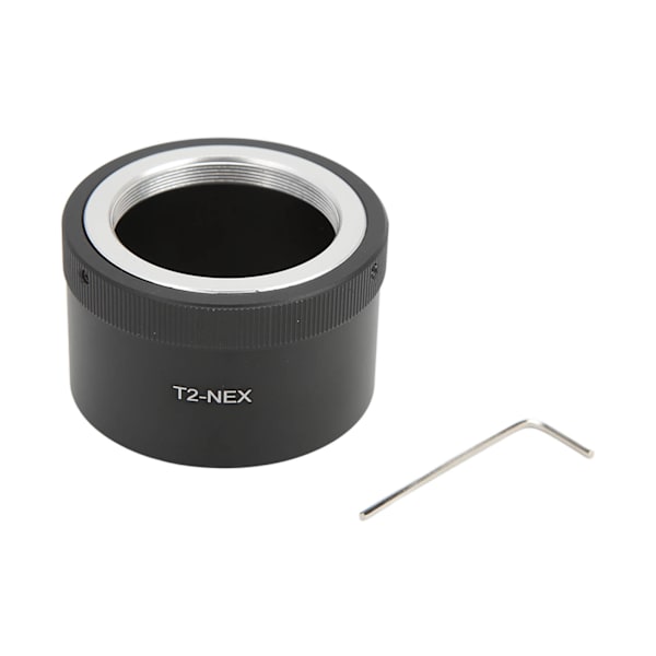 T2‑NEX Teleobjektiv Spegelobjektiv Adapterring för T2 Mount Objektiv till Sony E Mount Kamera