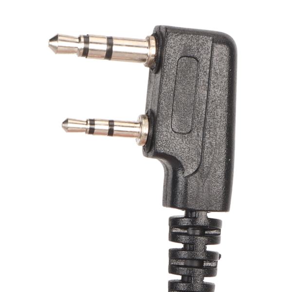 Walkie Talkie Headset med mikrofonstang Avanceret PTT Mikrofon K Hoved Universal Udskiftning til Baofeng