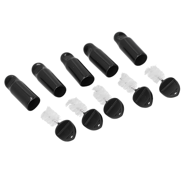 5 st öltappborste 5 st utkast öl kran lock set tillbehör för hem bar användning